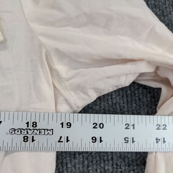 Marlboro Classics Pearl Snap Shirt Mens M Long Sleeve White Chest Pockets - Picture 11 of 13